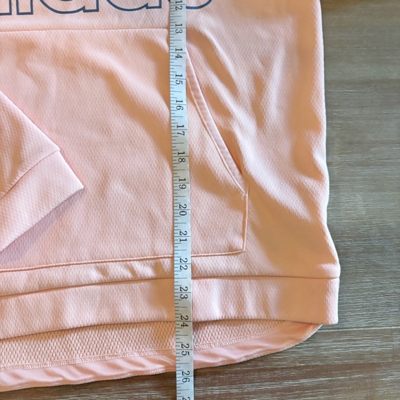 Adidas Women's Team Issue Badge of Sport Textured Hoodie, Pink, Large, NWT - Picture 10 of 13